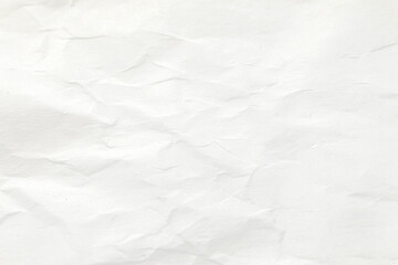 Fototapeta premium Horizontal Crumpled Paper Texture with Fine Crease Lines