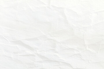 Naklejka premium Extensive Creased and Wrinkled White Paper Surface Background Texture