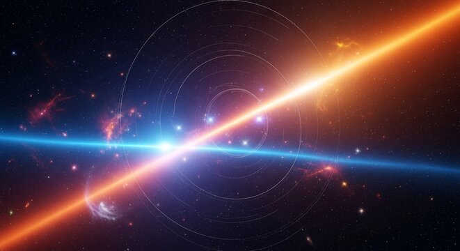 A vast cosmic abyss featuring soft gravitational lensing that subtly warps faint starlight around a dense, unseen center of deep space, universe, gradient, science