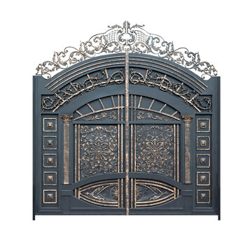 Beautiful iron gates.