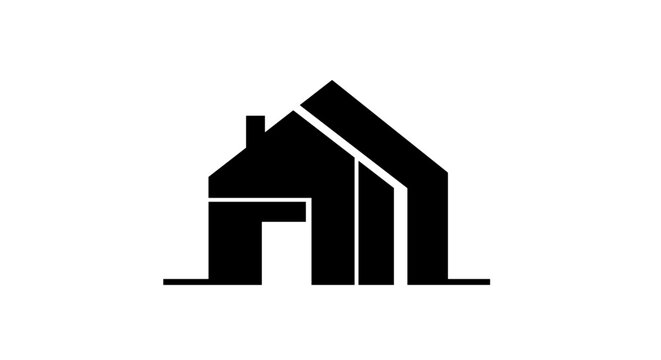 Simple Black House Icon Design 9.