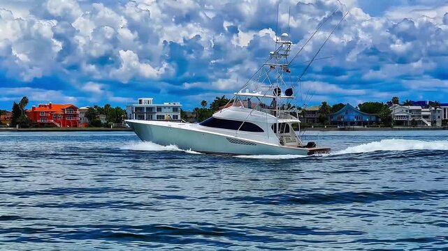boat on the sea