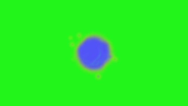 video of a purple smoke clump