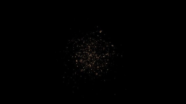 4K luxury sparkling glitter dust bokeh trail snow golden spiral particle effect Overlay sparkles Fireworks . 3D Festival Christmas, Diwali, Ramadan glitters Bokeh lights Logo title reveal Intro