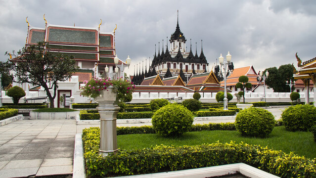 The Loha Prasat at Wat Ratchanatdaram, Bangkok, Thailand