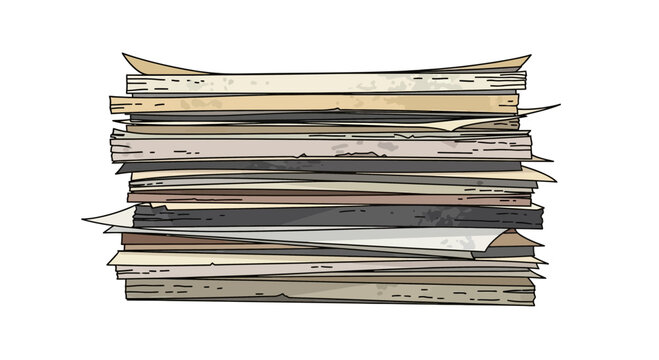 Stack of Paper Documents