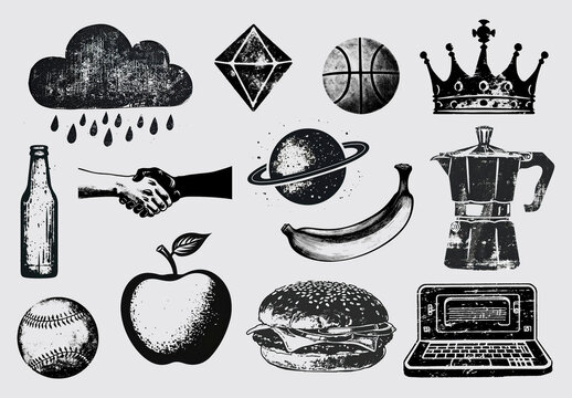 Eclectic Vintage Icon Collection Design Set