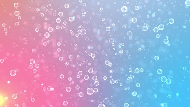 Gradient Bubble Background Pastel Abstract Light Soft pastel gradient background floating transparent bubbles light bokeh dreamy atmosphere. beauty, skincare, wellness branding soft abstract visuals.