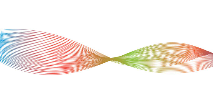 Abstract colorful waveform a vibrant and dynamic visual representation of sound