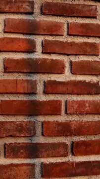 background of aesthetic red brick wall
