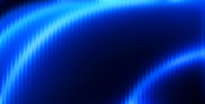 Abstract blue glass ripple gradient background with vertical wave texture and glossy light reflection, perfect for modern tech design, minimal visuals for futuristic digital banner design