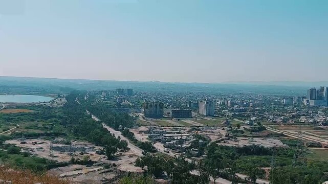 Panoramic Landscape of B-17 Islamabad from the Nicholson Memorial