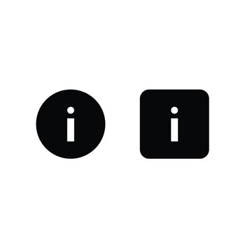 Information Icon Set &ndash; Info Button & Symbol Collection