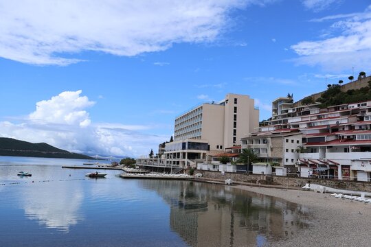 Scenic view of the Neum coastline in Bosnia and Herzegovina