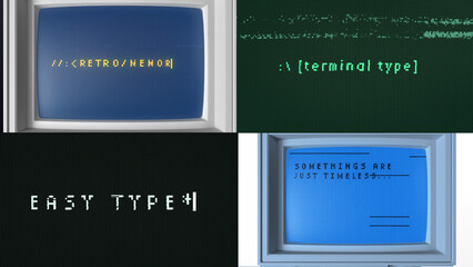Retro Computer Terminal Type