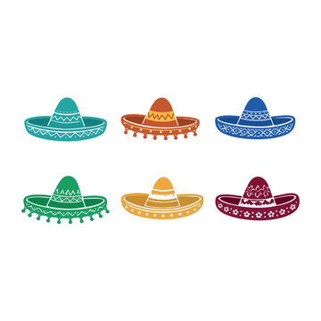 Cinco de mayo flat color  Illustration vector Cinco de mayo elements vector  Illustration 