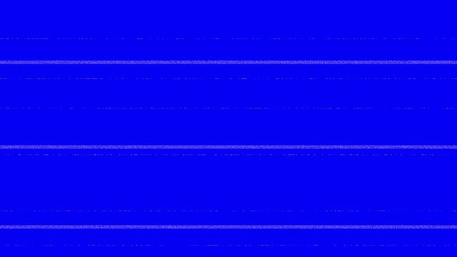 Retro vhs blue screen background with glitch effects and playback overlay, glitch, static noise, blue background.