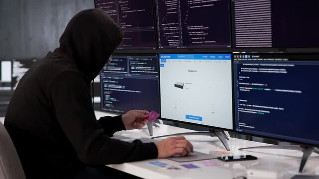 Hacker Using Stolen Credit Card
