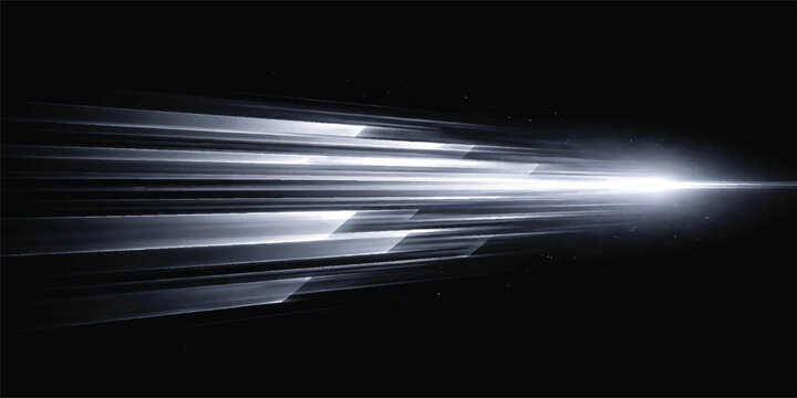 Abstract Flowing Light Wave Background, Futuristic Energy Signal Stream, Digital Data Flow Lines, Smooth Motion Technology, High Speed Innovation Banner with Copy Space
