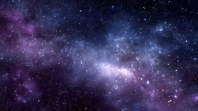 Colorful space background with realistic nebula, shining stars and milky way stardust, infinite universe vector illustration