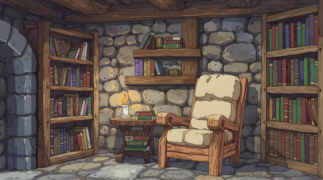 Discover the Charm of a Cozy Reading Nook: A Perfect Blend of Rustic Design, Warm Lighting, and Comfort for an Inviting Home Space