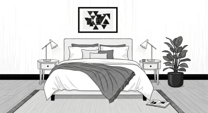 interior of a bedroom