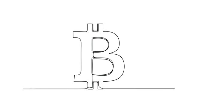 Bitcoin Symbol, Cryptocurrency Logo, Digital Currency, Blockchain Technology, Financial Icon