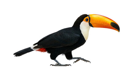 Obraz premium toucan walking profile