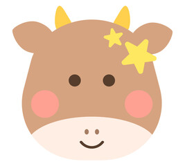 Fototapeta premium かわいいおうし座