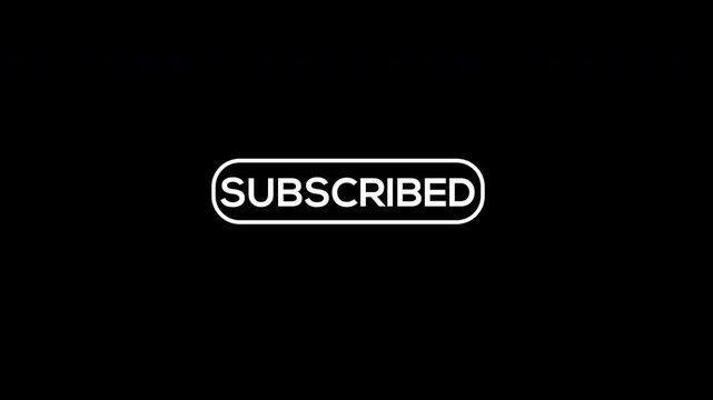Subscribe Like and Notification Bell Button Animation