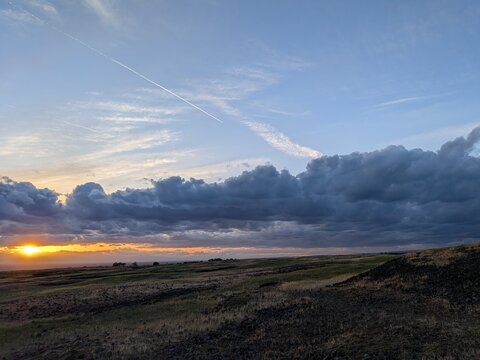 sunrise in the mountains