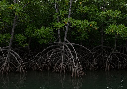 Mangrove Majesty: Deep Roots, Serene Waters