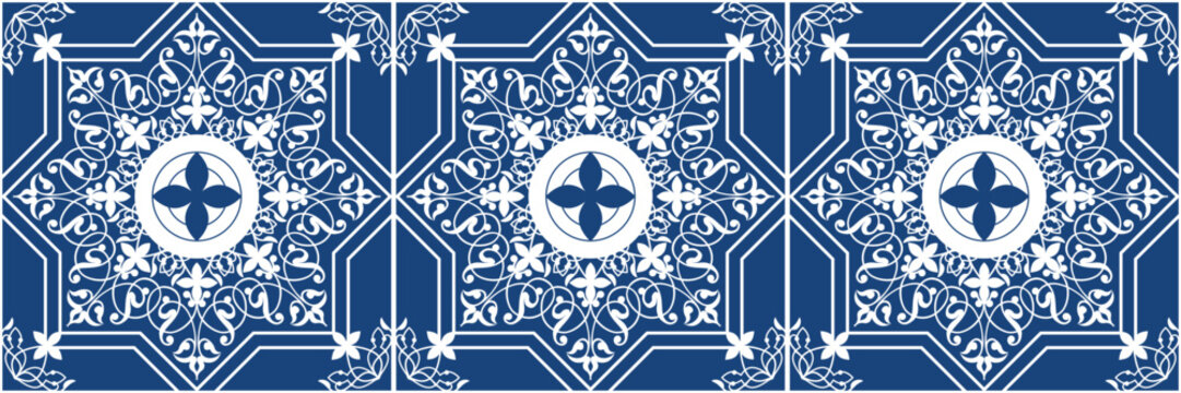 Talavera pattern. Azulejos portugal. Turkish ornament. Moroccan tile mosaic. Spanish porcelain. Ceramic tableware, folk print. Spanish pottery. Ethnic background. Mediterranean seamless  wallpaper.