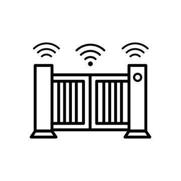 Smart Automatic Gate Icon