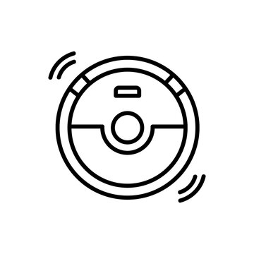 Smart Robot Vacuum Cleaner Icon