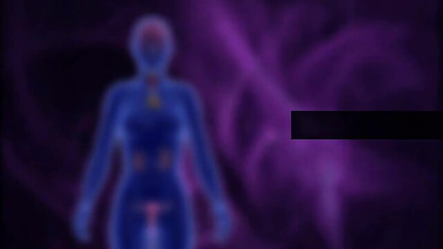 3D animation showing action of non steroid hormones via membrane receptors and second messengers.