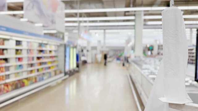 Choosing food from shelf at the supermarket,vegetables in the grocery section, Grocery stores 