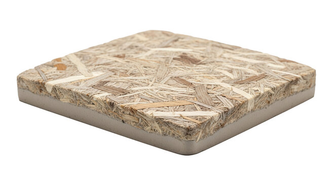 Eco Friendly Bio Composite Material Sample Isolatedisolated on white background