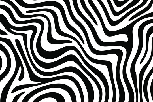 Black and White Zebra Stripe Pattern Background
