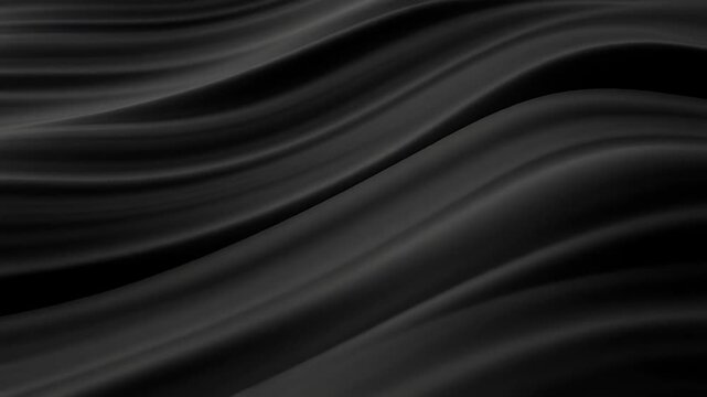 Charcoal Black Grain with Slow-Moving Gradient Waves &ndash; Ripple Interference Distortion, Subtle Abstract Motion, Cinematic Visual Loop, Modern Texture Design