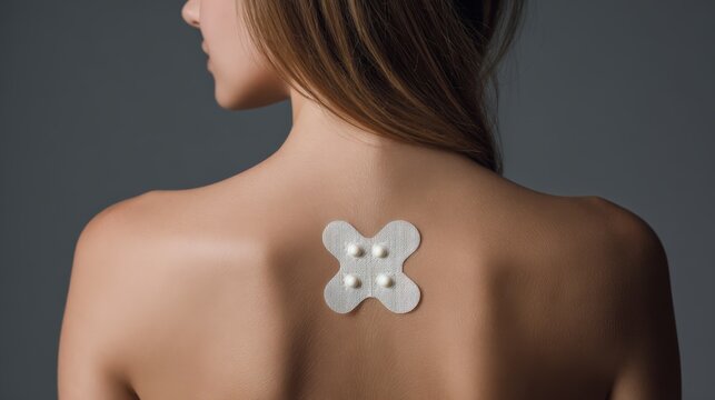 Contraceptive Patch Transdermal Application Hormonal Adhesive Skin Weekly Birth Control Medical