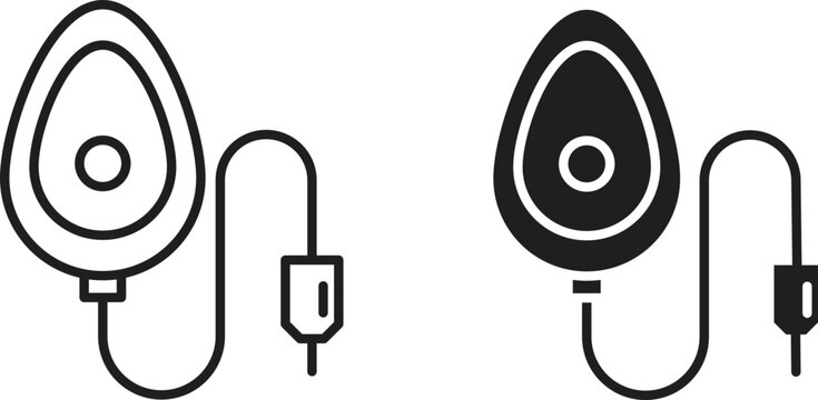 Anesthesia icon collection. Minimal icon and symbol