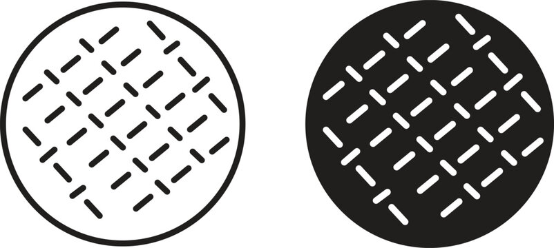 Anti skid feet icon collection. Minimal icon and symbol