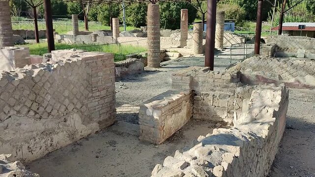 Atripalda - Ruderi di una domus romana nell'Antica Abellinum