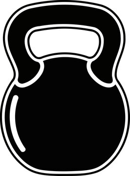 vector illustration of a dumbbell