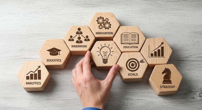 Building blocks of strategic business development and educational growth