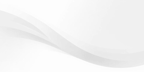 Fototapeta premium Abstract white background vector illustration featuring soft blue waves and futuristic gray motion curves for a professional business technology wallpaper design