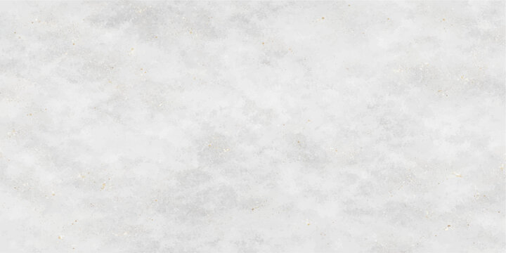 White marble texture background with a cold snow frost pattern and light winter crystal snowflake design on a gray textured surface