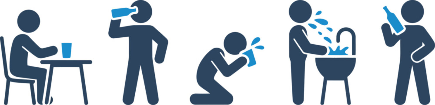 Infographic depicting stages of burnout from work to collapse and recovery
