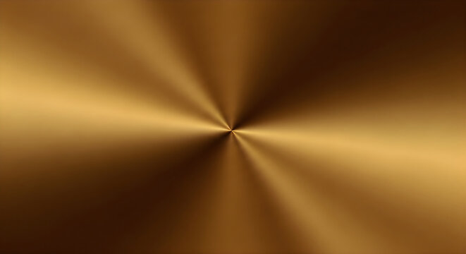 A smooth radial gradient background featuring a rich golden bronze metallic texture with a central point of bright light